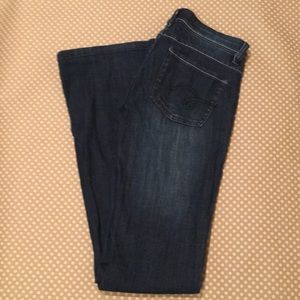 Arden B. Denim boot cut jeans.